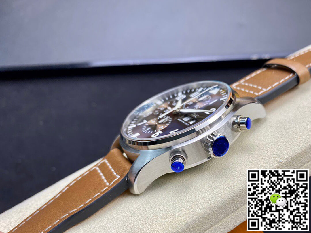 Replica IWC Pilot Chronograph IW377713 ZF Factory 1:1 Best Edition Swiss ETA7750 Brown Dial