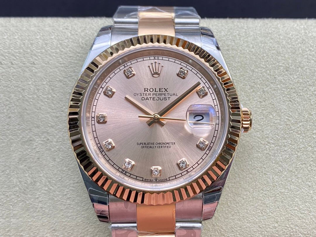 Replica R01ex Datejust M126331-0007 41MM 1:1 Best Edition EW Factory V3 Pink Dial