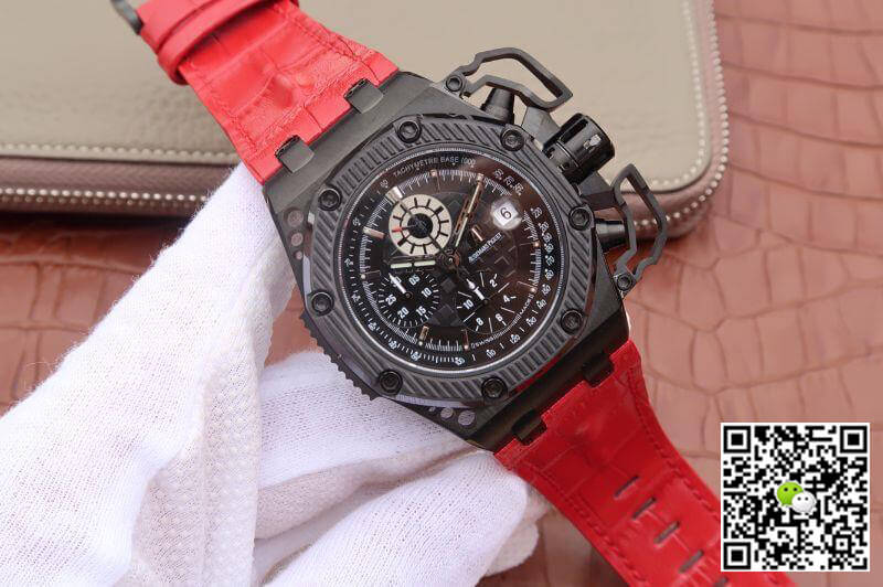Replica Audemars P1g*et Royal Oak Offshore 26165IO.OO.A002CA.02 Noob Factory 1:1 Best Edition Swiss ETA7750 Black Dial