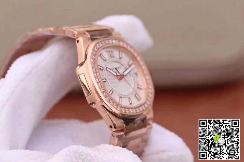 Replica Pat*k Phi1i*pe Nautilus Ladies 7010/1R-011 1:1 Best Edition Swiss Quartz E23-250 S C