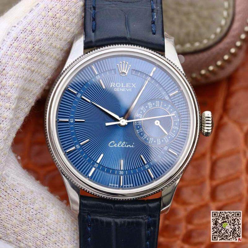 Replica R01ex Celini 50515 MKS Factory Mechanical Watches 1:1 Best Edition Swiss ETA2836 Black Leather Strap