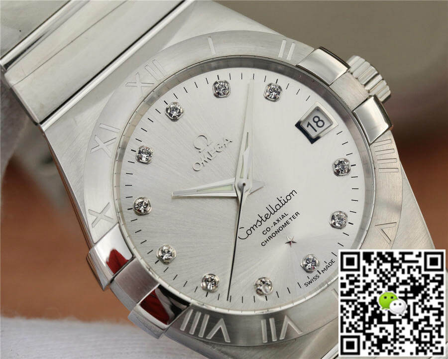 Replica 0me*ga Constellation 123.10.38.21.52.001 1:1 Best Edition VS Factory D1am0nd-set Dial