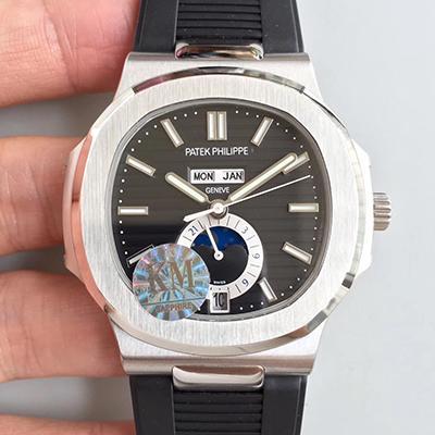 Pat*k Phi1i*pe Replica Nautilus 5726A-001 KM Factory 1:1 Best Edition Swiss ETA 324A