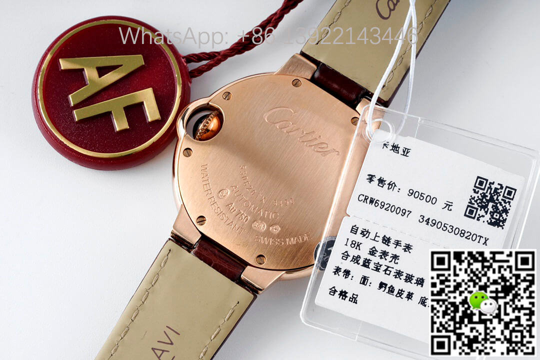 Replica Ballon Bleu De Ca*t1er W6920097 1:1 Best Edition AF Factory Rose Gold