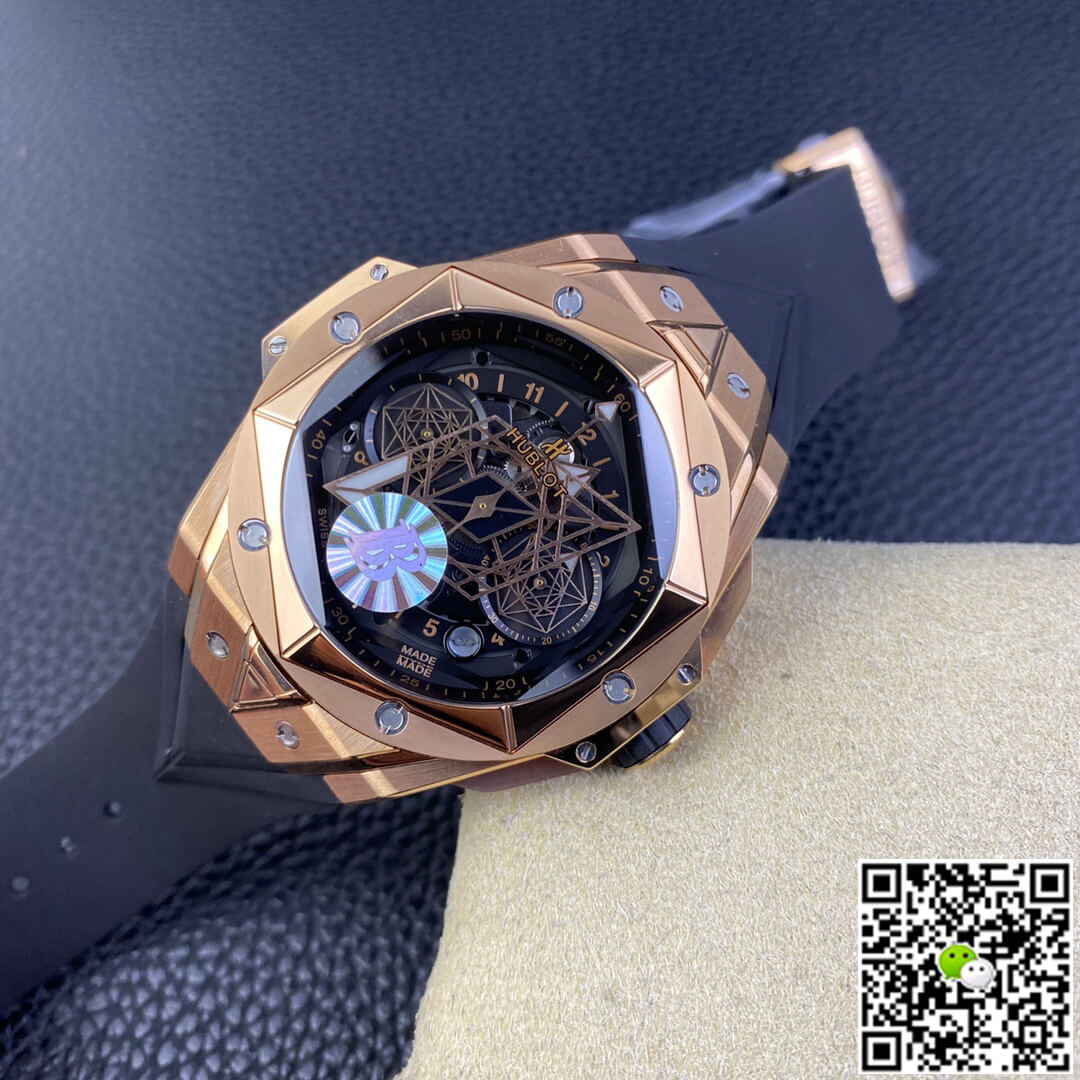 Replica Hublot Big Bang Sang Bleu II 418.OX.1108.RX.MXM19 1:1 Best Edition BB Factory Black Dial