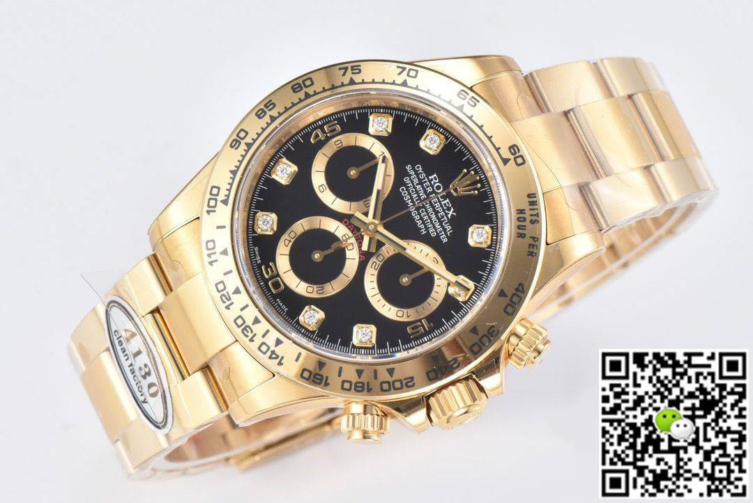 Replica R01ex Cosmograph Daytona M116508-0016 1:1 Best Edition Clean Factory Black Dial