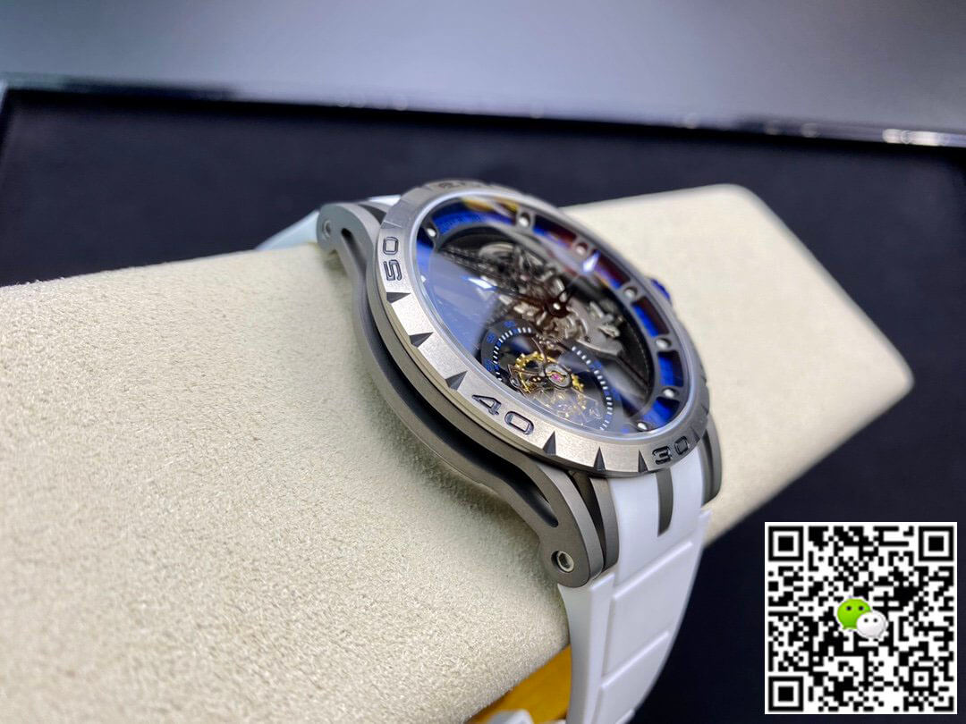Replica Roger Dubuis Excalibur RDDBEX0479 1:1 Best Edition BBR Factory Tourbillon Rubber Strap