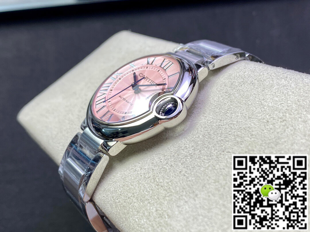 Replica Ballon Bleu De Ca*t1er 36MM WSBB0007 1:1 Best Edition 3K Factory Pink Dial