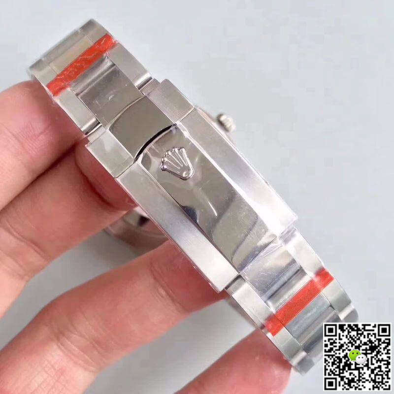 R01ex Dupe Datejust II 116334-0009 1:1 Best Edition Swiss ETA2836 Silver Dial D1am0nd Marker