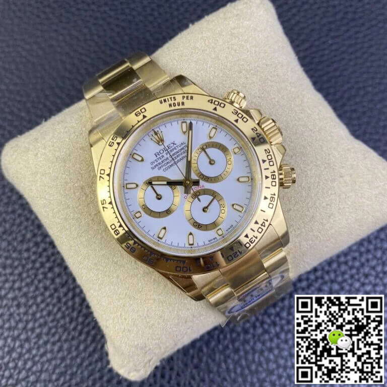 Replica R01ex Cosmograph Daytona M116508-0001 1:1 Best Edition Clean Factory Yellow Gold