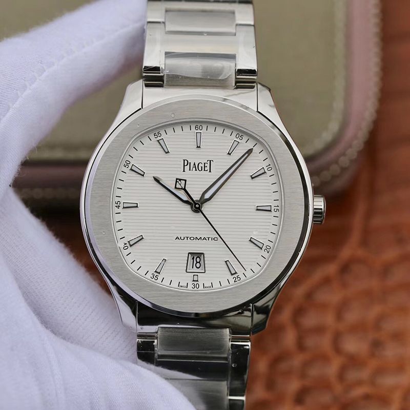 Replica Piaget Polo  S G0A41001 Stainless Steel 42mm MKS Factory 1:1 Best Edition Swiss ETA1110 White Textured Dial