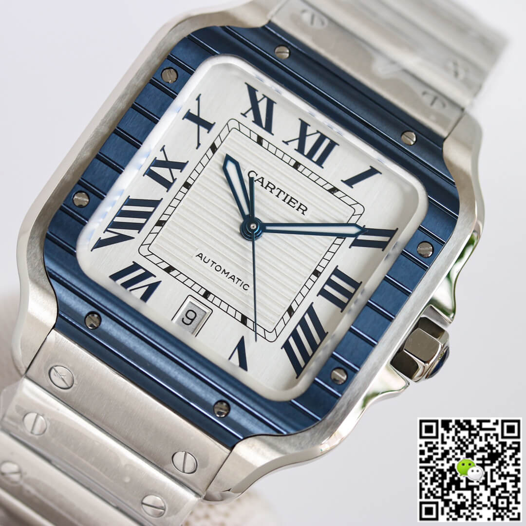 Ca*t1er Watch Rep Santos 1:1 Best Edition GF Factory Stainless Steel Strap