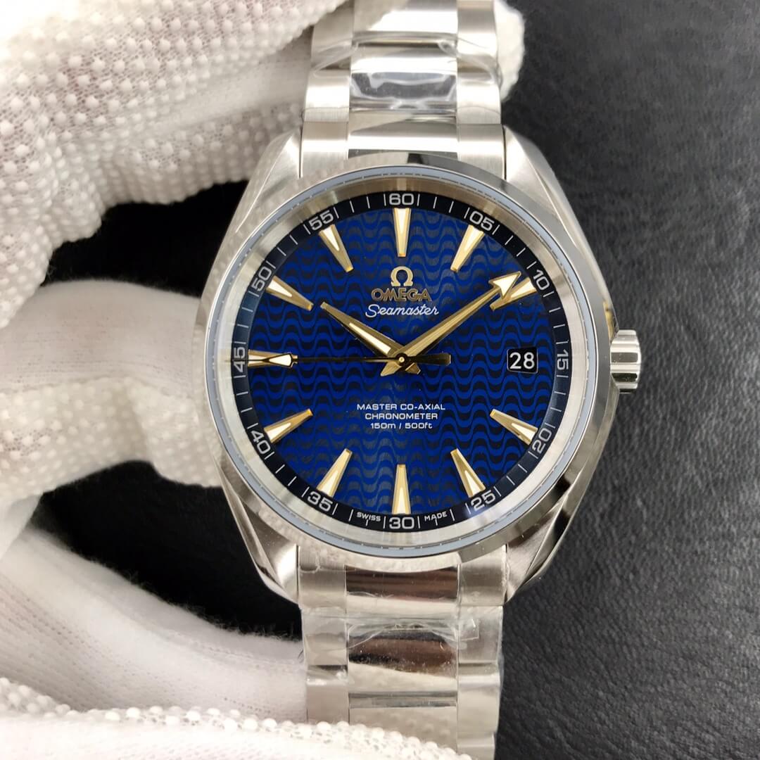 Replica 0me*ga Seamaster Aqua Terra 150M 1:1 Best Edition Rio Olympic Special Edition VS Factory Blue Dial