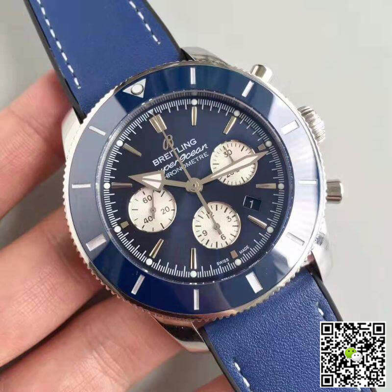 Breitling Replica S*perocean Heritage II AB0162161C1A1 GF Factory 1:1 Best Edition Swiss ETA7750 Blue Dial