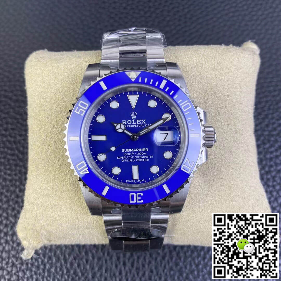 Replica R01ex Submariner 116619LB-97209 40MM 1:1 Best Edition Clean Factory V5 Blue Dial