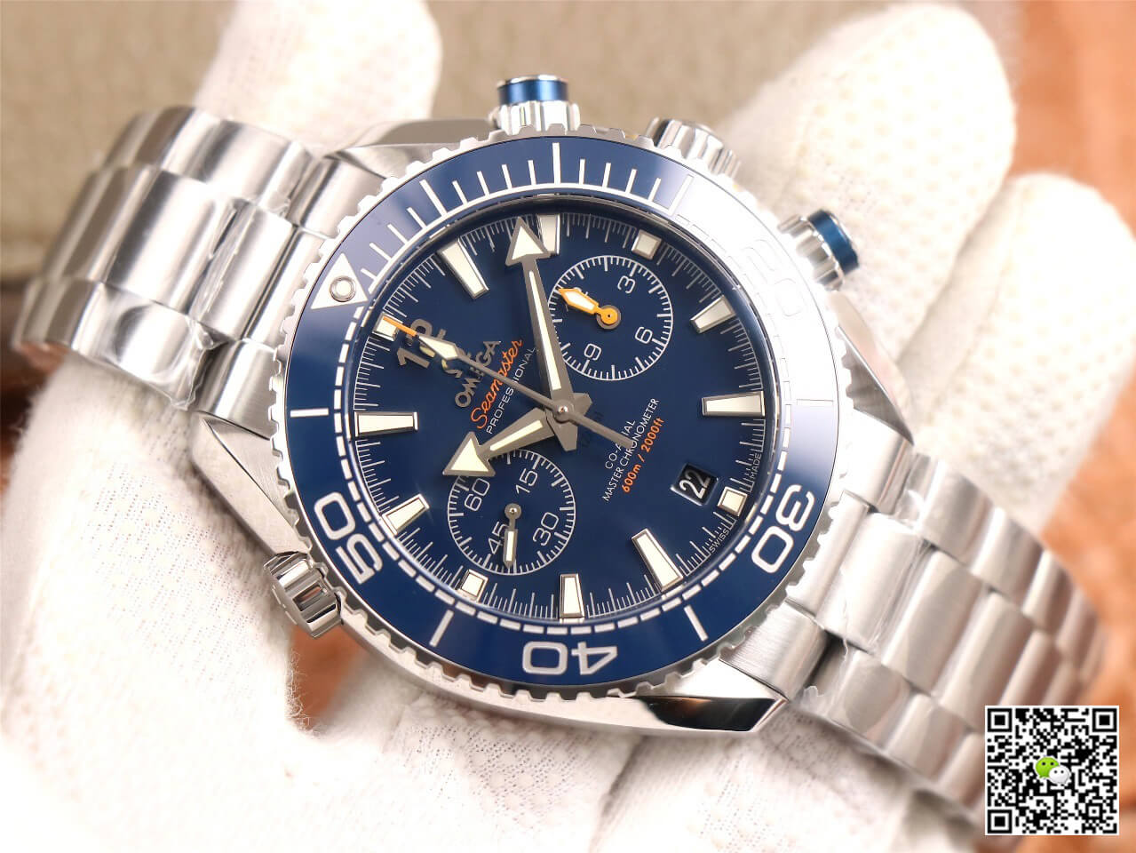 Replica 0me*ga Seamaster 215.30.46.51.03.001 1:1 Best Edition OM Factory V3 Blue Ceramic Bezel