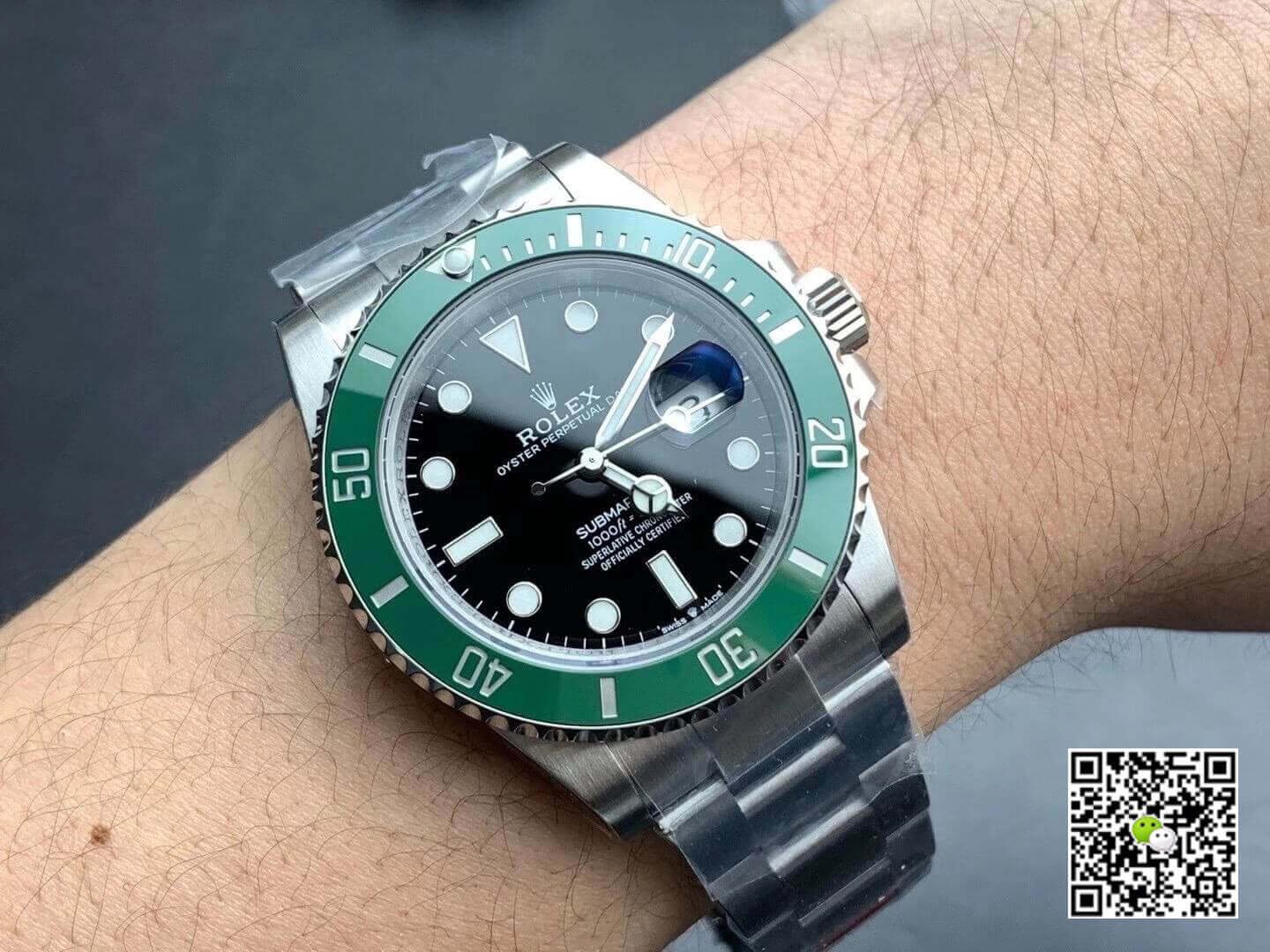 R01ex Submariner Replica Date 41mm 126610LV 1:1 Best Edition NOOB Factory Green Bezel