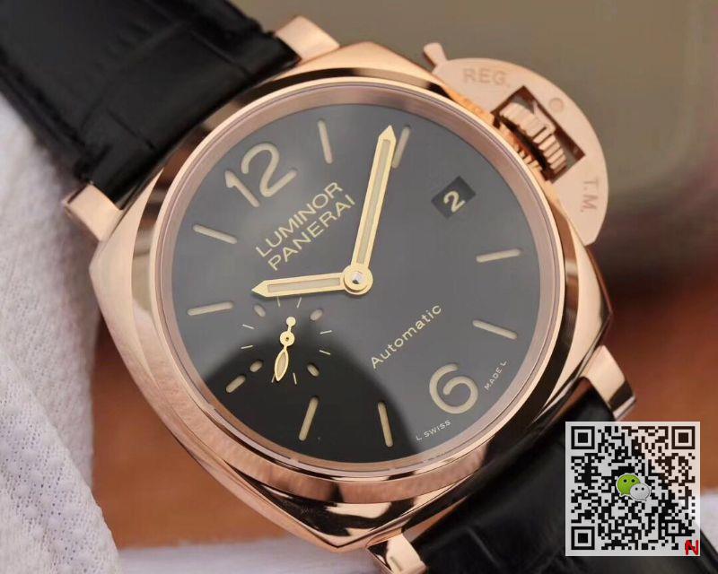 Pa*e*a1 Replica Luminor Due PAM01029 1:1 Best Edition VS Factory Black Dial Swiss OP.XXXIV
