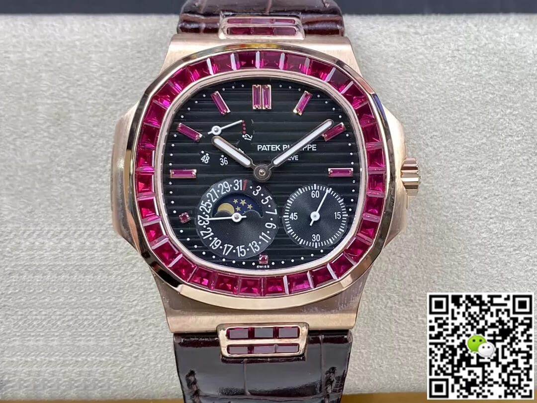 Replica Pat*k Phi1i*pe Nautilus 5724 1:1 Best Edition GR Factory Rose Gold Case