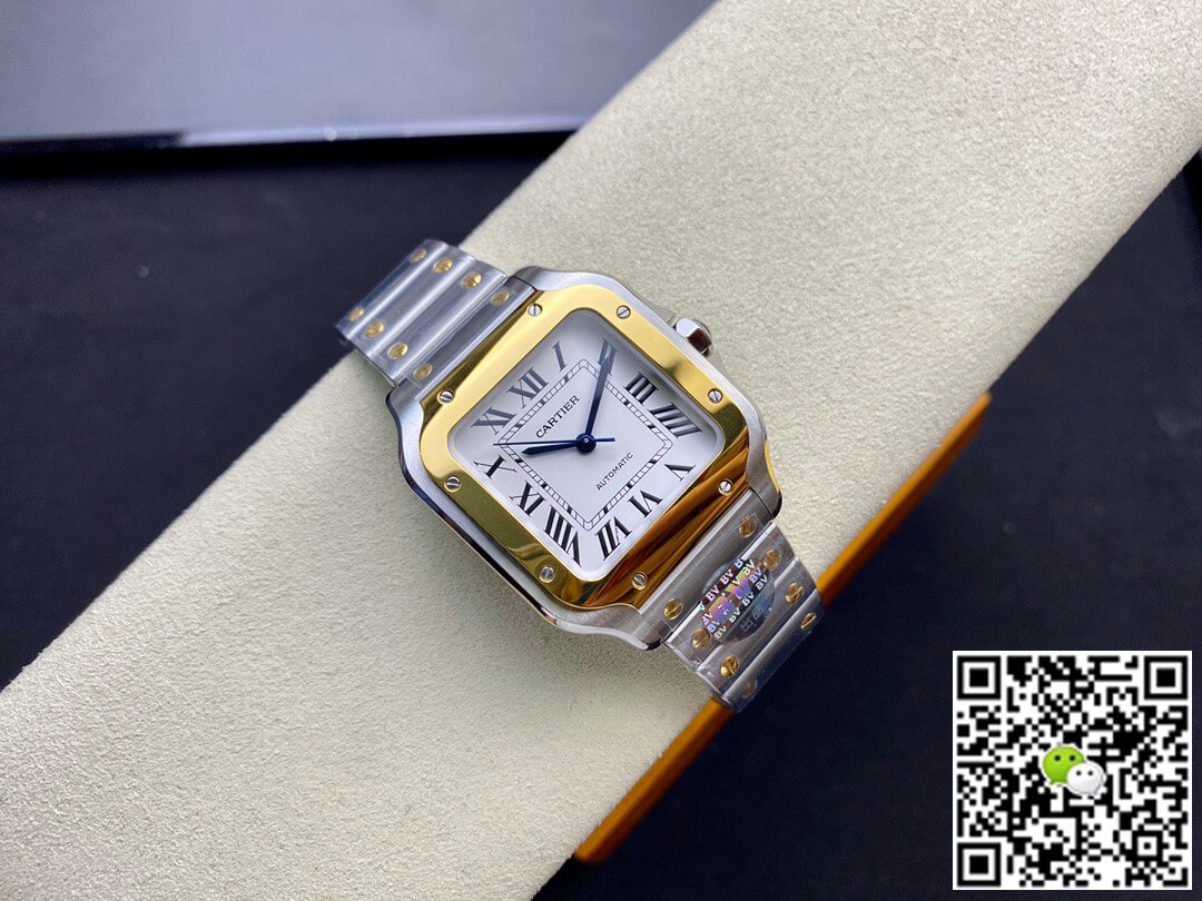 Ca*t1er Watch Rep De Santos W2SA0016 35MM 1:1 Best Edition BV Factory White Dial