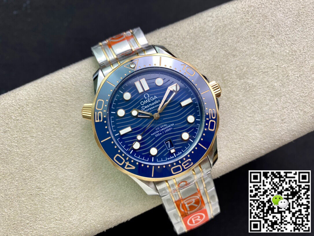 Replica 0me*ga Seamaster Diver 300M 210.20.42.20.03.001 1:1 Best Edition OR Factory Blue Dial