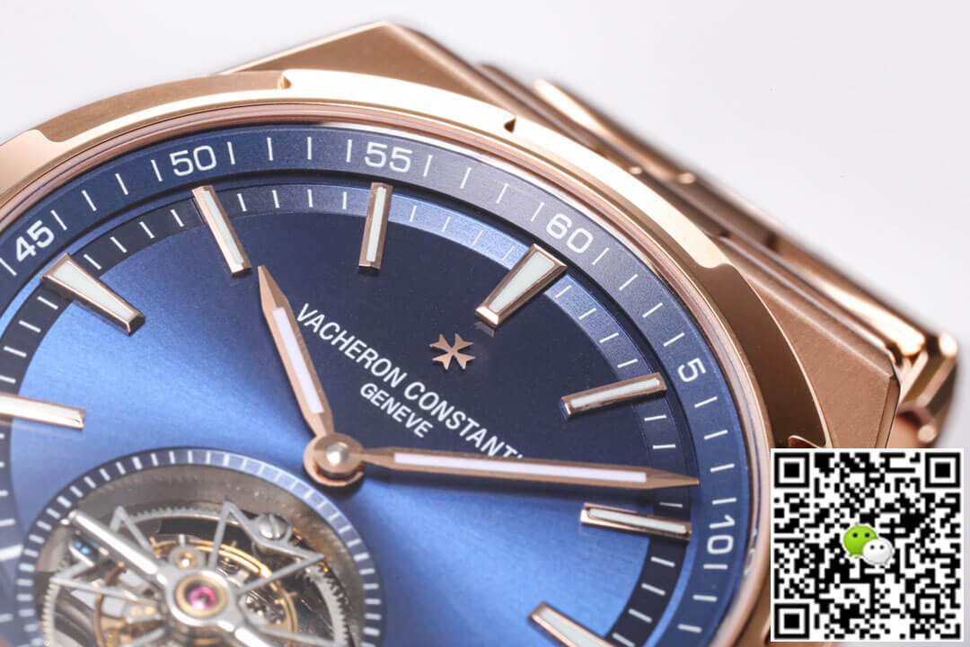 Replica Vacheron C0nstan1n Overseas Tourbillon 6000V/110R-B733 1:1 Best Edition BBR Factory Pink Gold