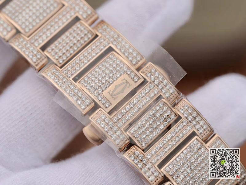 Replica Ballon Bleu De Ca*t1er W69006Z2 42mm TW Factory 1:1 Best Edition Full D1am0nd Rosegold Swiss ETA 2824