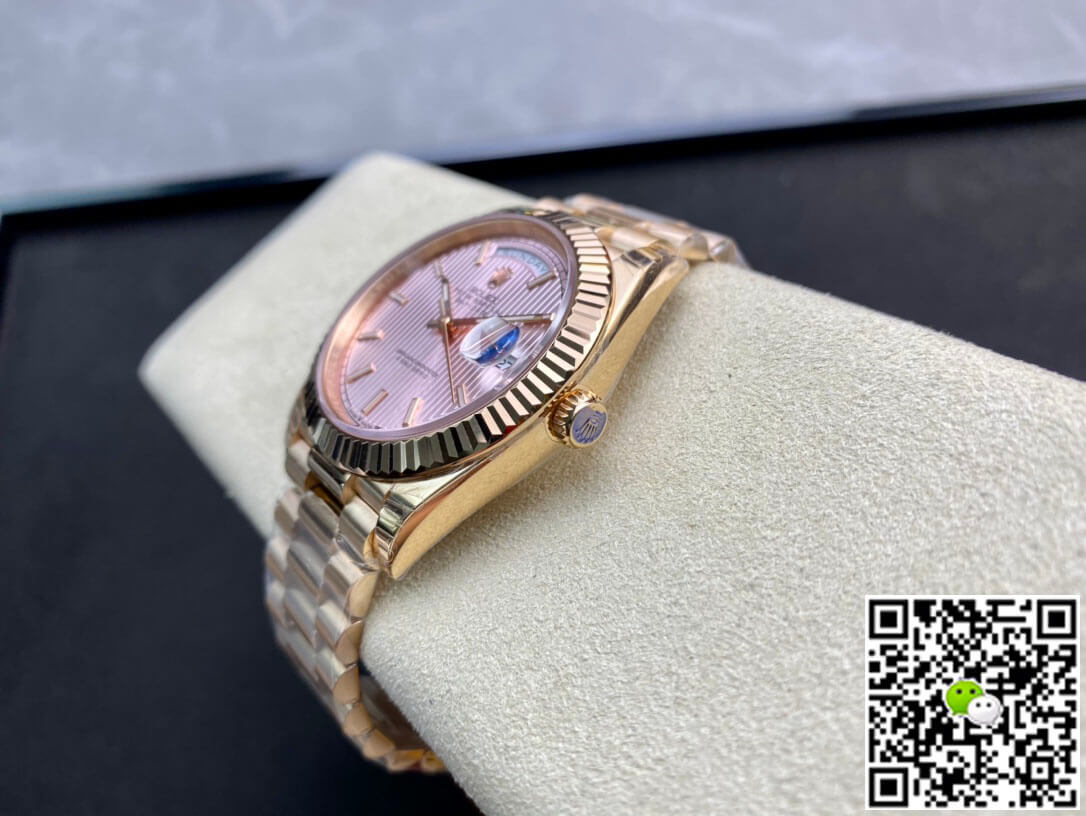 Replica R01ex Day Date M228235-0005 1:1 Best Edition EW Factory Rose Gold
