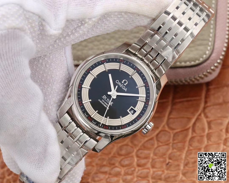 Replica 0me*ga De Ville 431.30.41.21.01.001 1:1 Best Edition VS Factory Black Dial Swiss ETA8500