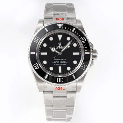 R01ex Submariner Replica 114060-97200 1:1 Best Edition ROF Factory Black Dial Swiss ETA2824