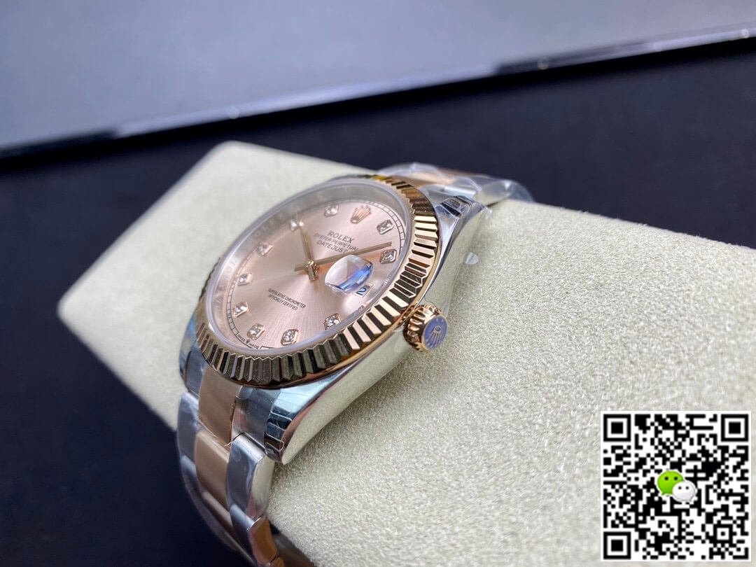 Replica R01ex Datejust M126331-0007 41MM 1:1 Best Edition EW Factory V3 Pink Dial