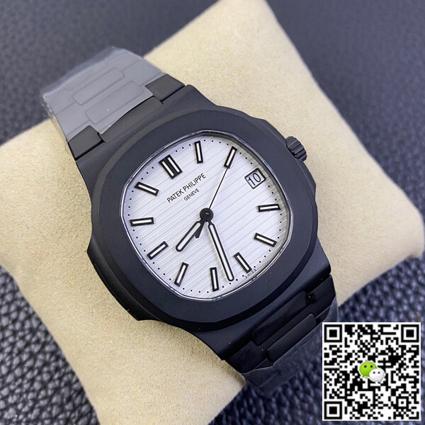 Replica Pat*k Phi1i*pe Nautilus 1:1 Best Edition PPF Factory V4 DCL Version White Dial