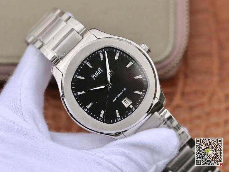 Replica Piaget Polo  S G0A41003 MKS Factory 1:1 Best Edition Black Textured Dial On Stainless Steel Bracelet Swiss ETA 1110