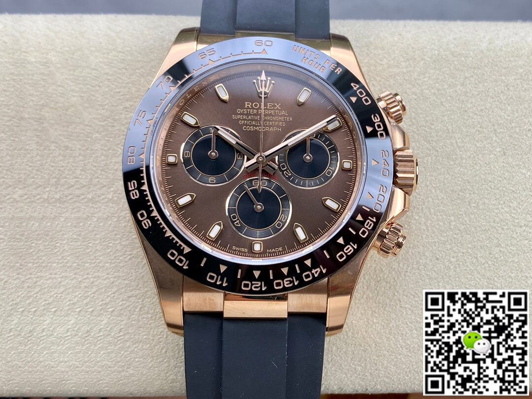 Replica R01ex Cosmograph Daytona M116515LN-0041 1:1 Best Edition Clean Factory Chocolate Dial