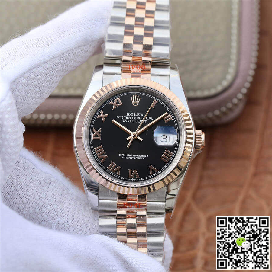 Replica R01ex Datejust 116231 36MM 1:1 Best Edition GM Factory Black Dial