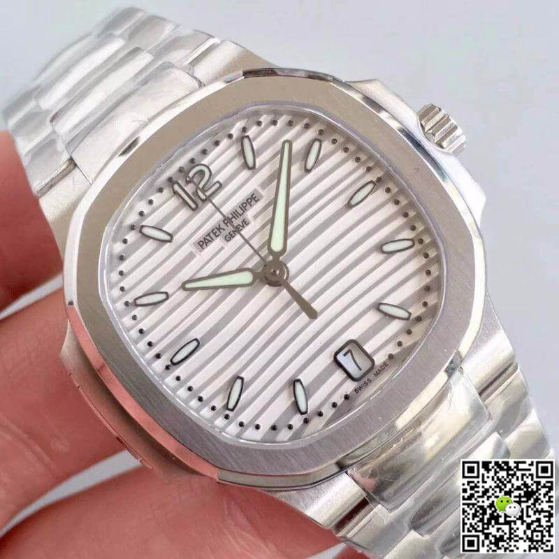 Replica Pat*k Phi1i*pe Nautilus Ladies 7118/1A-010 PF Factory 1:1 Best Edition Swiss ETA324