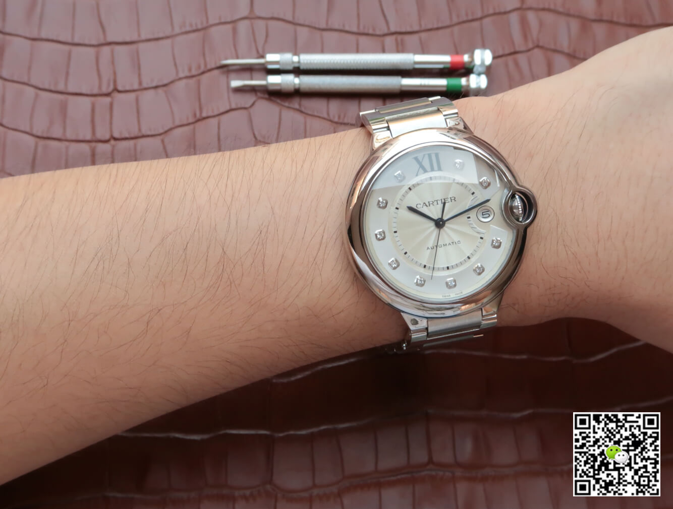 Replica Ballon Bleu De Ca*t1er WE902075 1:1 Best Edition JF Factory Silver Dial