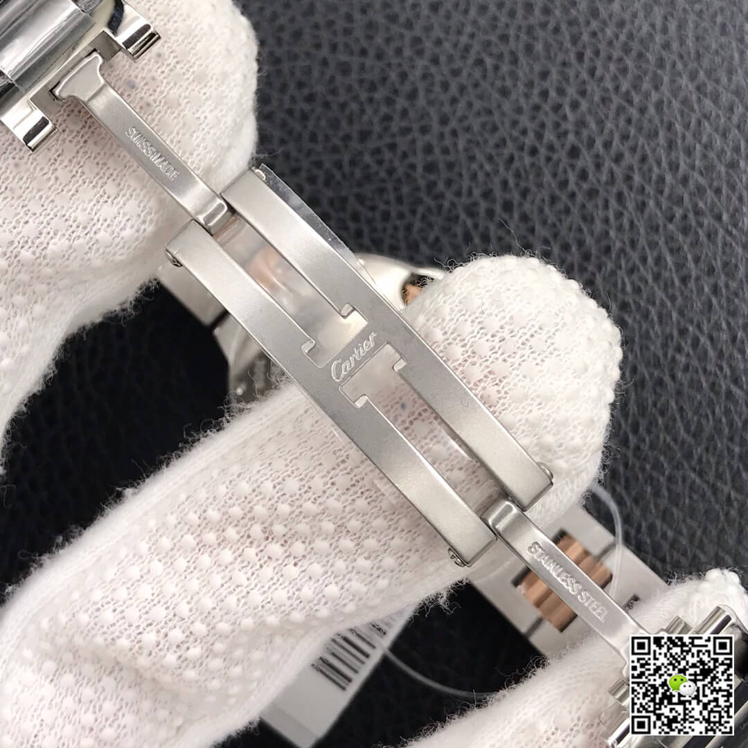 Replica Ballon Bleu De Ca*t1er 28MM 1:1 Best Edition V6 Factory V8 Pink Dial Gold Strap