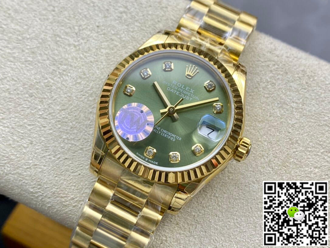 Replica R01ex Datejust M278278-0011 31MM 1:1 Best Edition TW Factory Green Dial