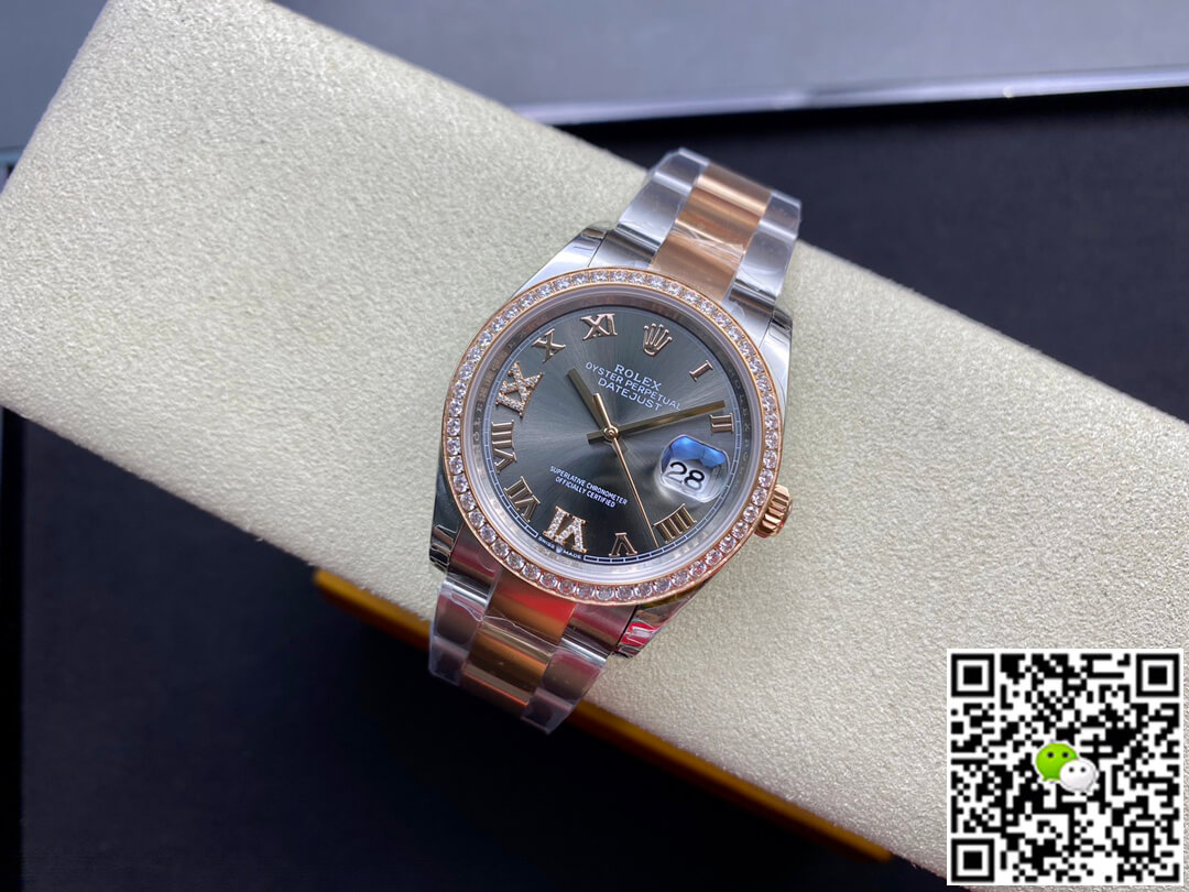 Replica R01ex Datejust M126281RBR-0012 1:1 Best Edition EW Factory Dark Grey Dial