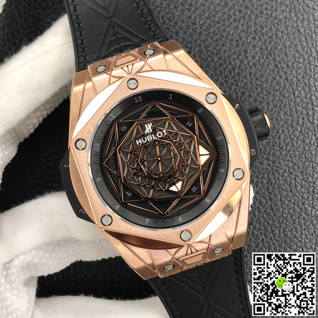 Replica Hublot Big Bang 415.OX.1118.VR.MXM17 1:1 Best Edition WWF Factory Gold Dial