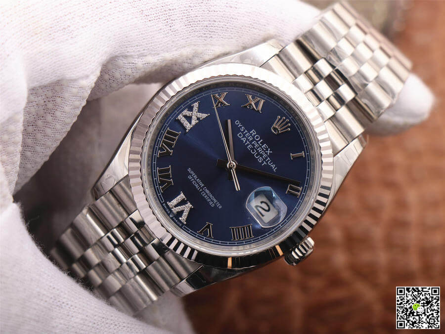 Replica R01ex Datejust 126234 1:1 Best Edition EW Factory Blue Dial