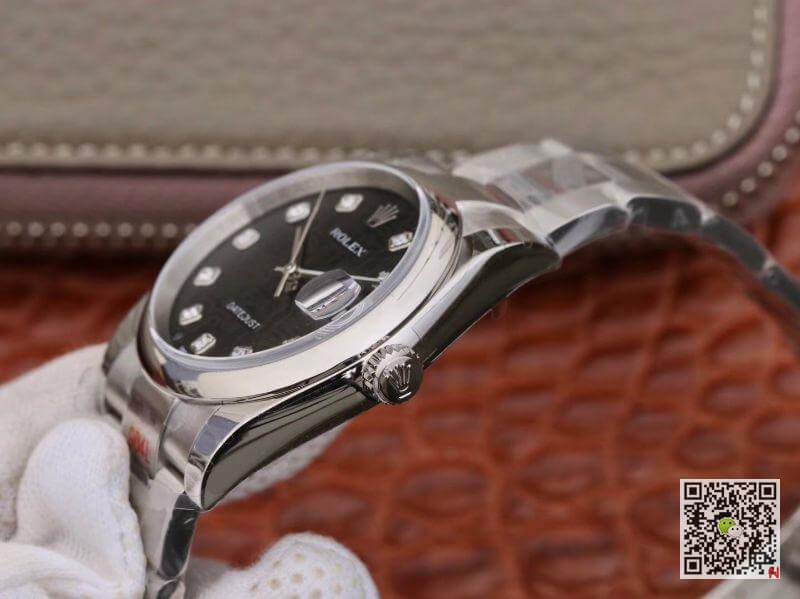 Replica R01ex Date Just 116200 DJ Factory 1:1 Best Edition Swiss ETA2836 Black Computer Dial