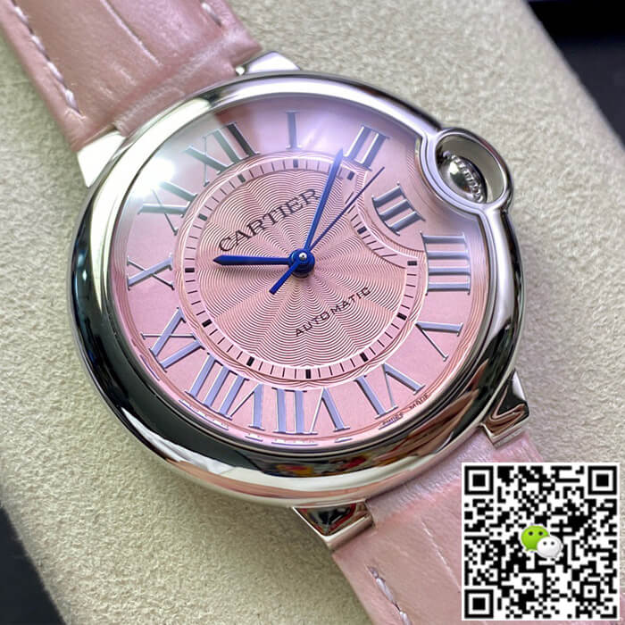 Replica Ballon Bleu De Ca*t1er 36MM WSBB0007 1:1 Best Edition 3K Factory Leather Strap