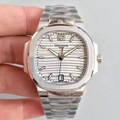 Replica Pat*k Phi1i*pe Nautilus Ladies 7118/1A-010 PF Factory 1:1 Best Edition Swiss ETA324