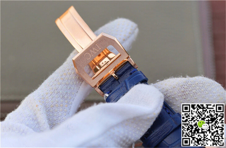 Replica IWC Portuguese ZF Factory 1:1 Best Edition Blue Strap