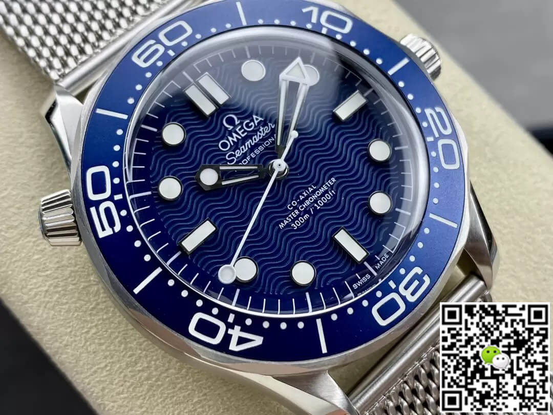 Replica 0me*ga Seamaster Diver 300M 210.30.42.20.03.002 1:1 Best Edition VS Factory Steel Strap