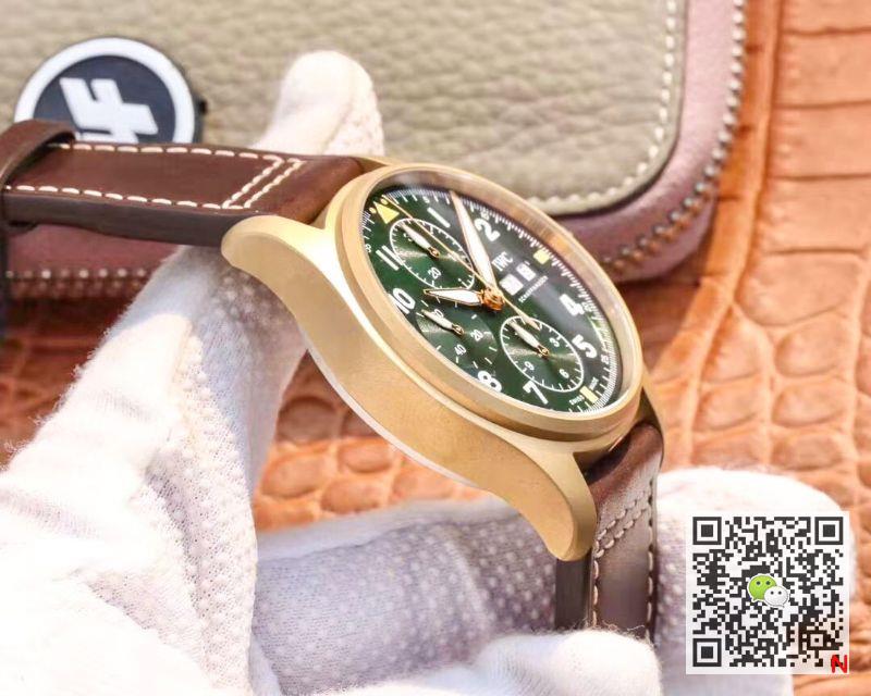 Replica IWC Pilot IW387902 Spitfire Chronograph ZF Factory 1:1 Best Edition Bronze Case Swiss ETA7750
