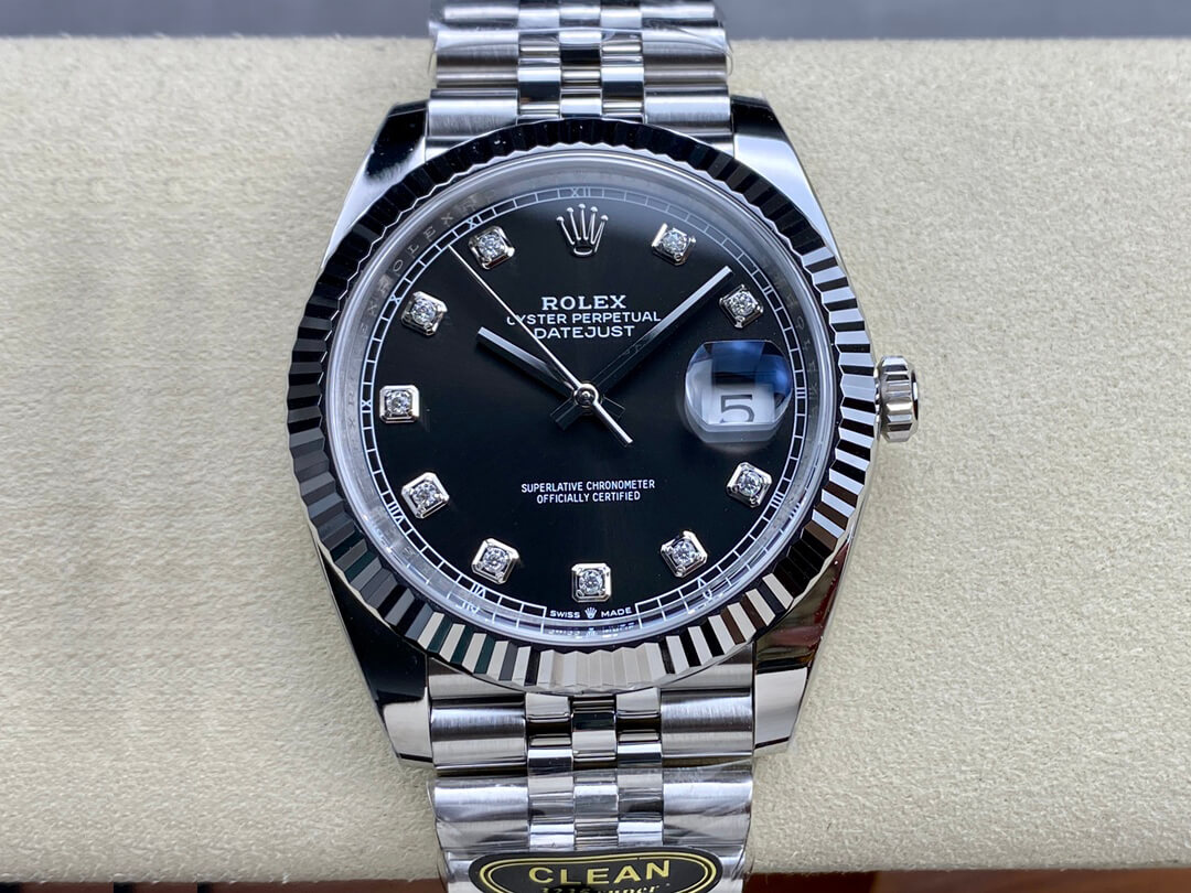 Replica R01ex Datejust M126334-0012 1:1 Best Edition Clean Factory Black Dial