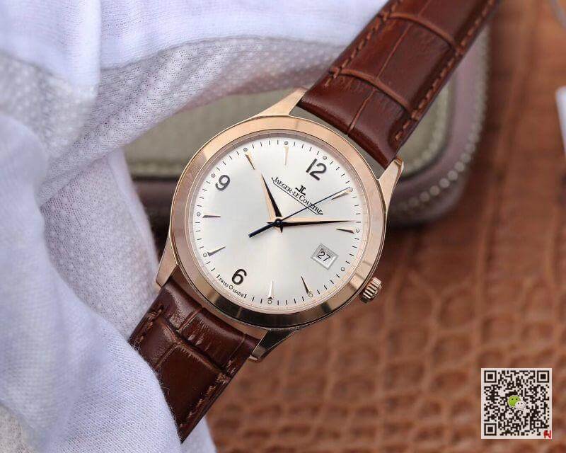 Replica Jaeger LeCoultre Master Control Date Q1542520 18K Rosegold Case ZF Factory 1:1 Best Edition Swiss ETA9015 White Dial